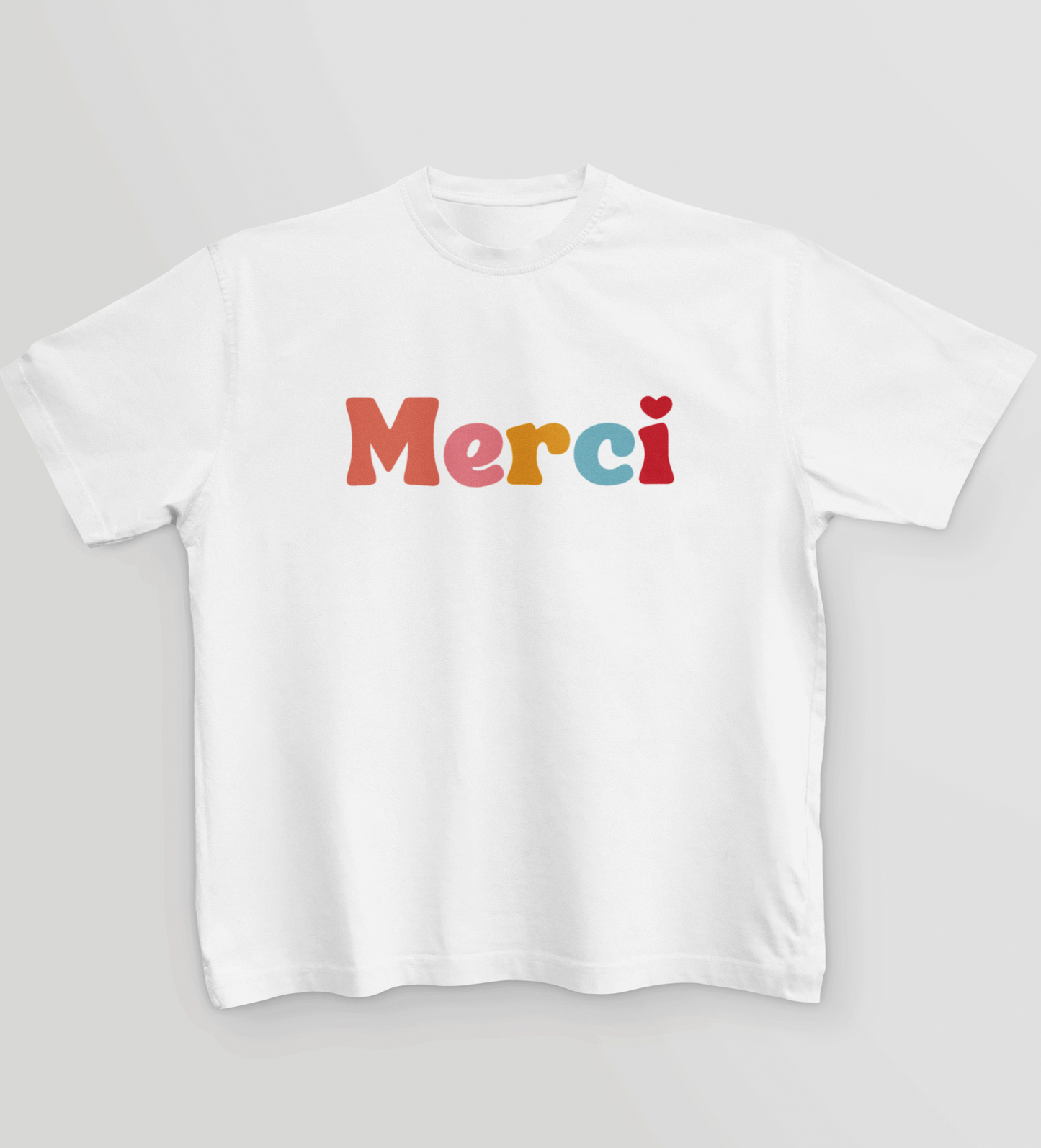 Merci Kids T-shirt - Koral Dusk