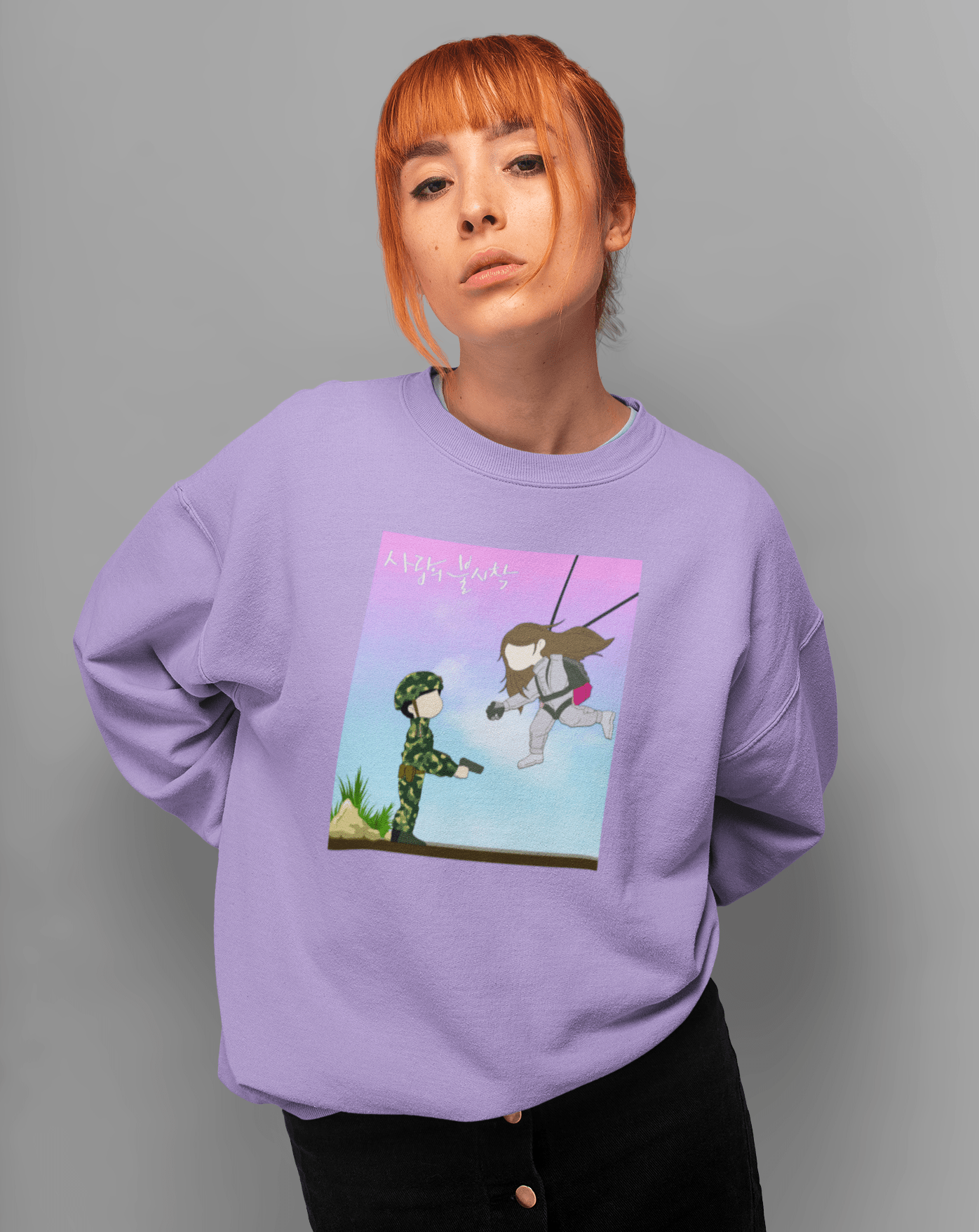Love in the Air CLOY Sweatshirt - Koral Dusk