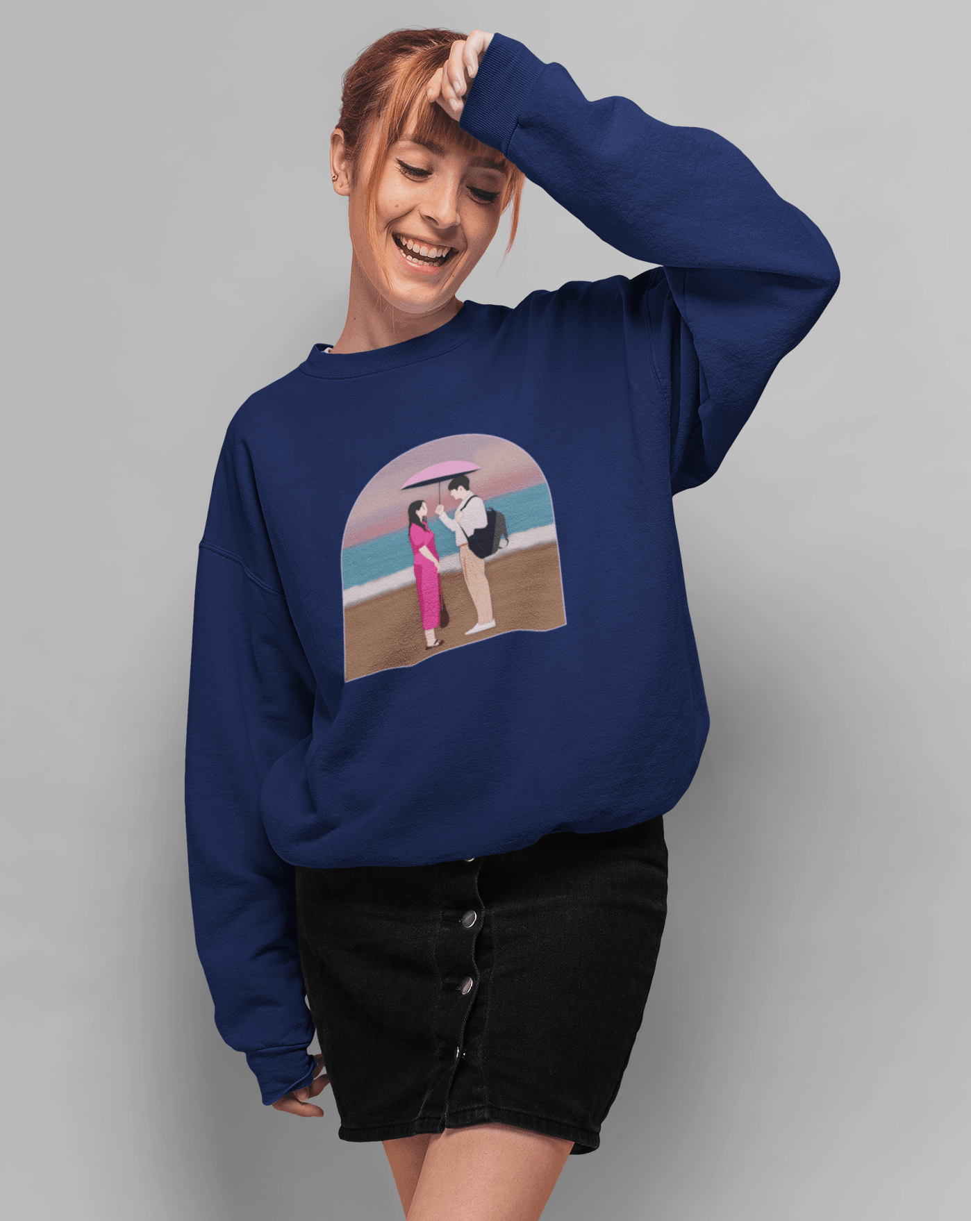 Embrace the Rain Sweatshirt - Koral Dusk