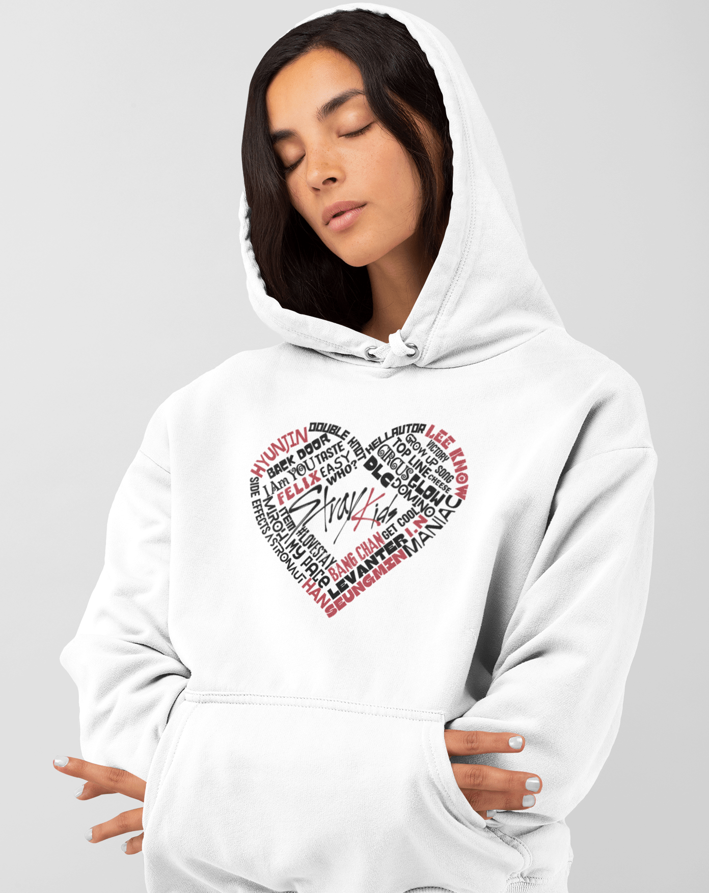 Stray Kids 'Heartbeat Era' Hoodie - Koral Dusk