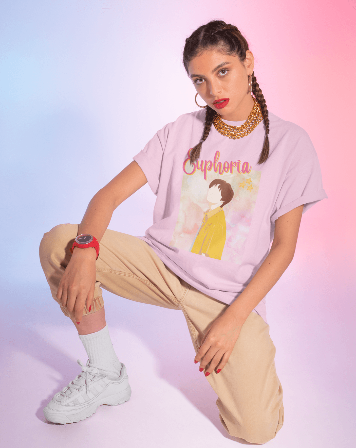Euphoria T-shirt - Koral Dusk