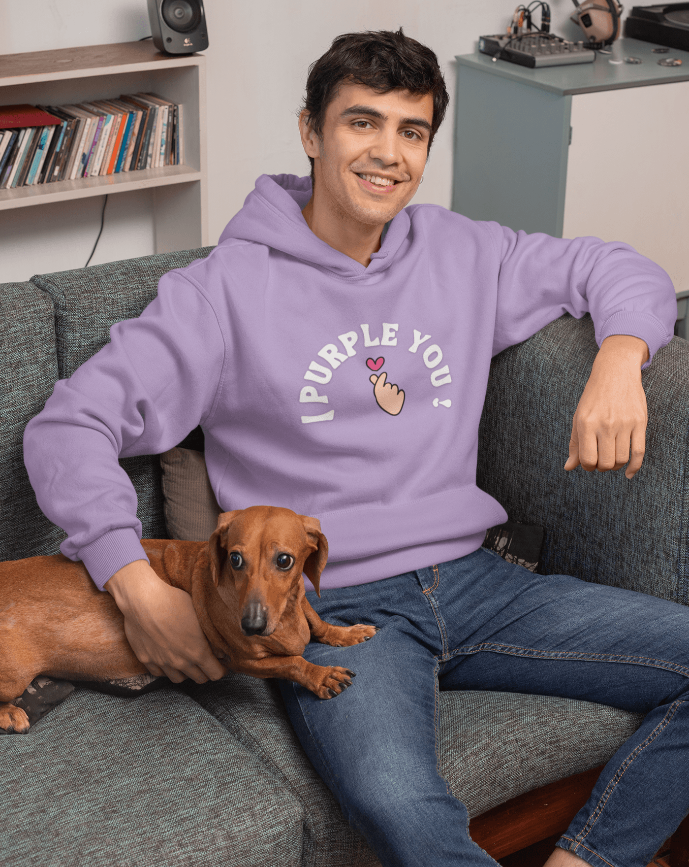 I Purple You Hoodie - Koral Dusk