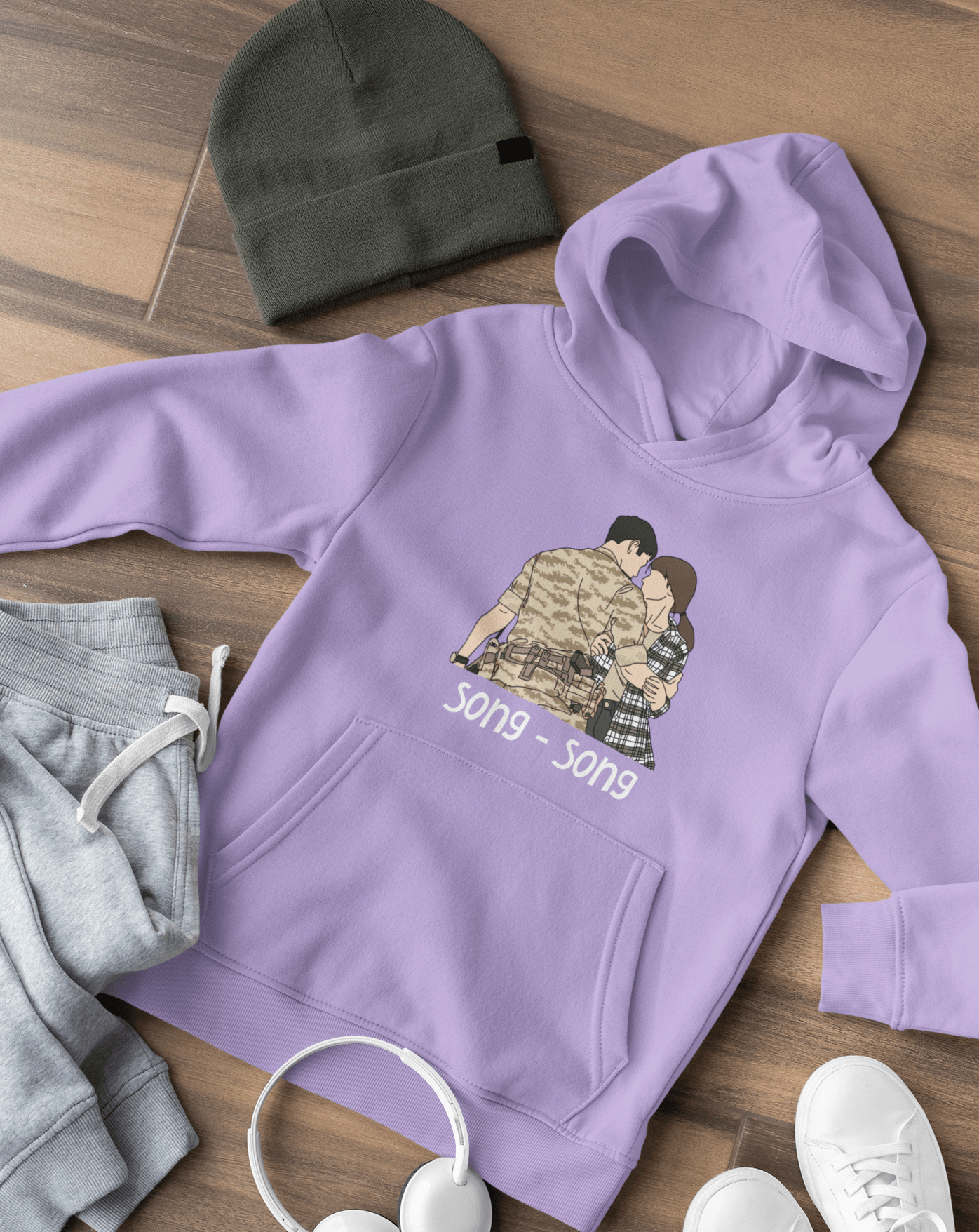 Song-Song Embrace Hoodie - Koral Dusk