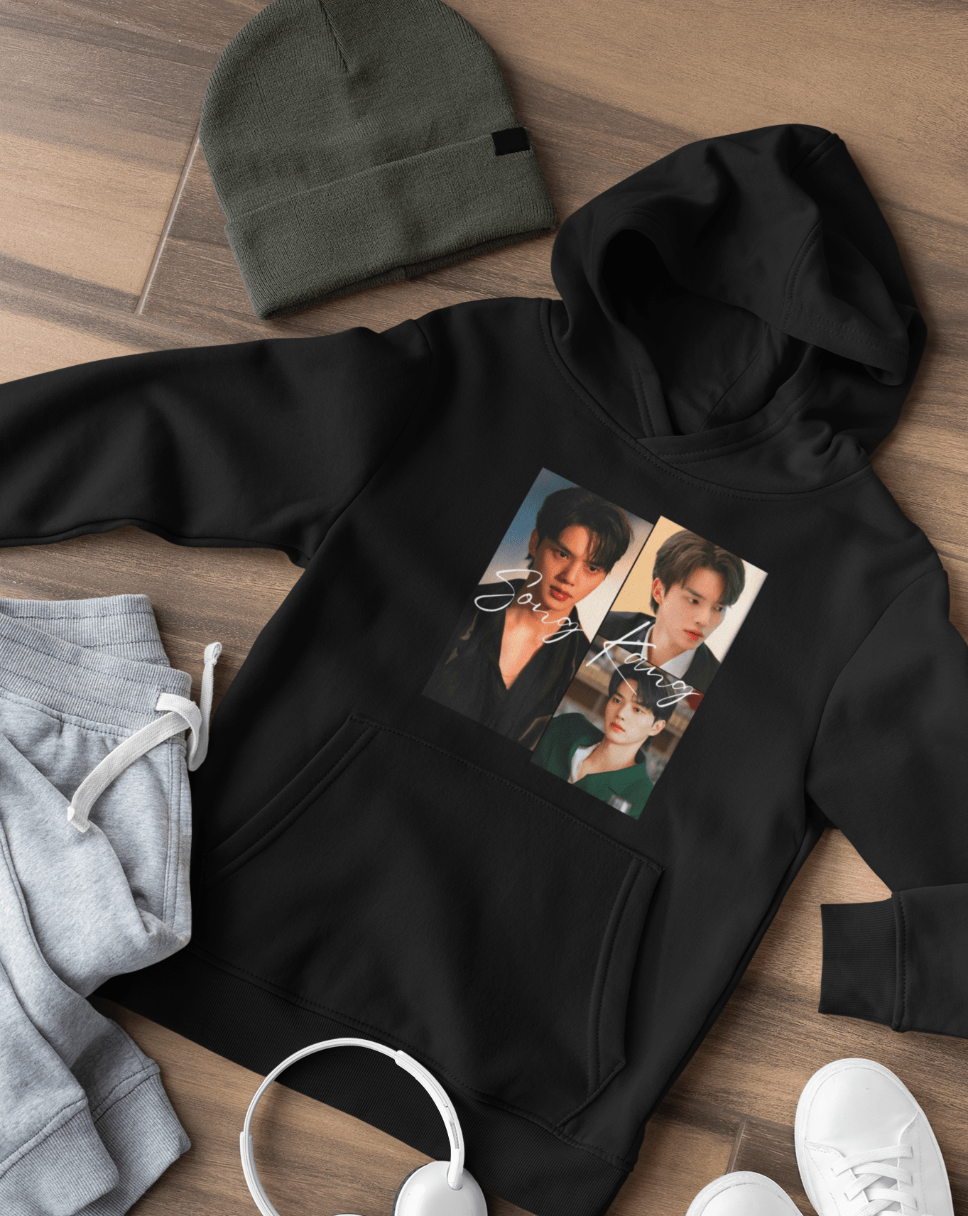 Song Kang - My Demon Hoodie - Koral Dusk