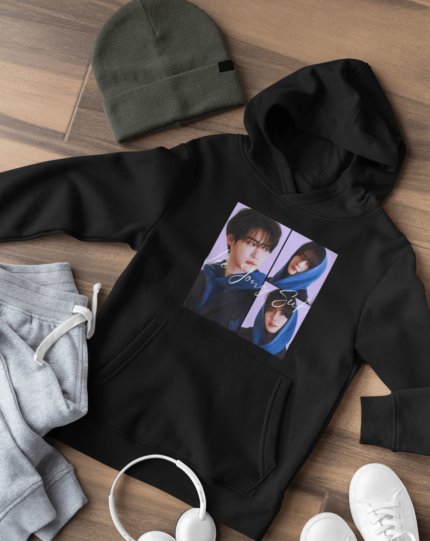 Lee Jong Suk Hoodie - Koral Dusk