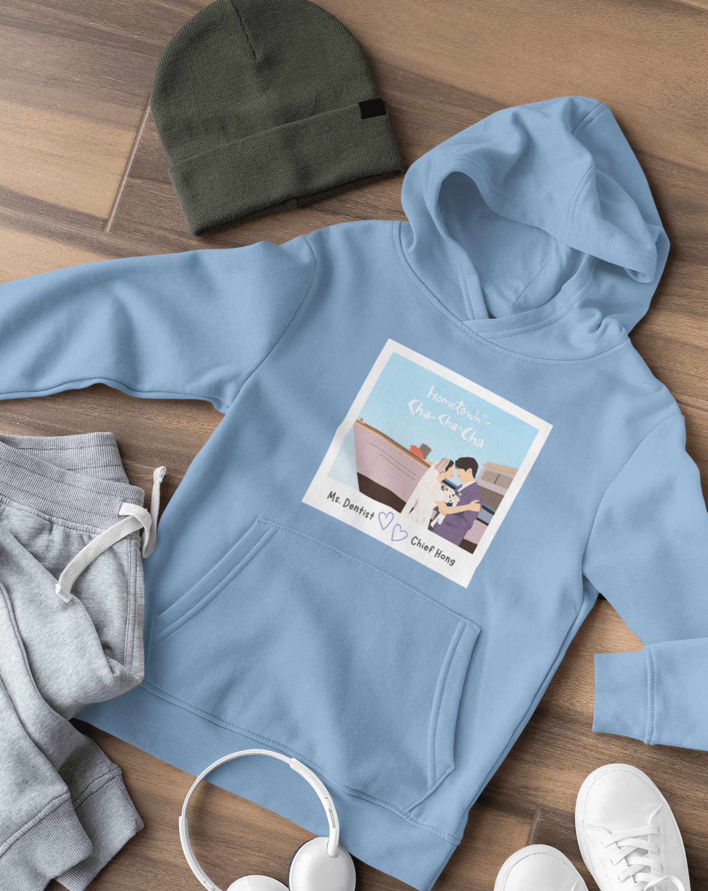 Seaside Vows Hoodie - Koral Dusk
