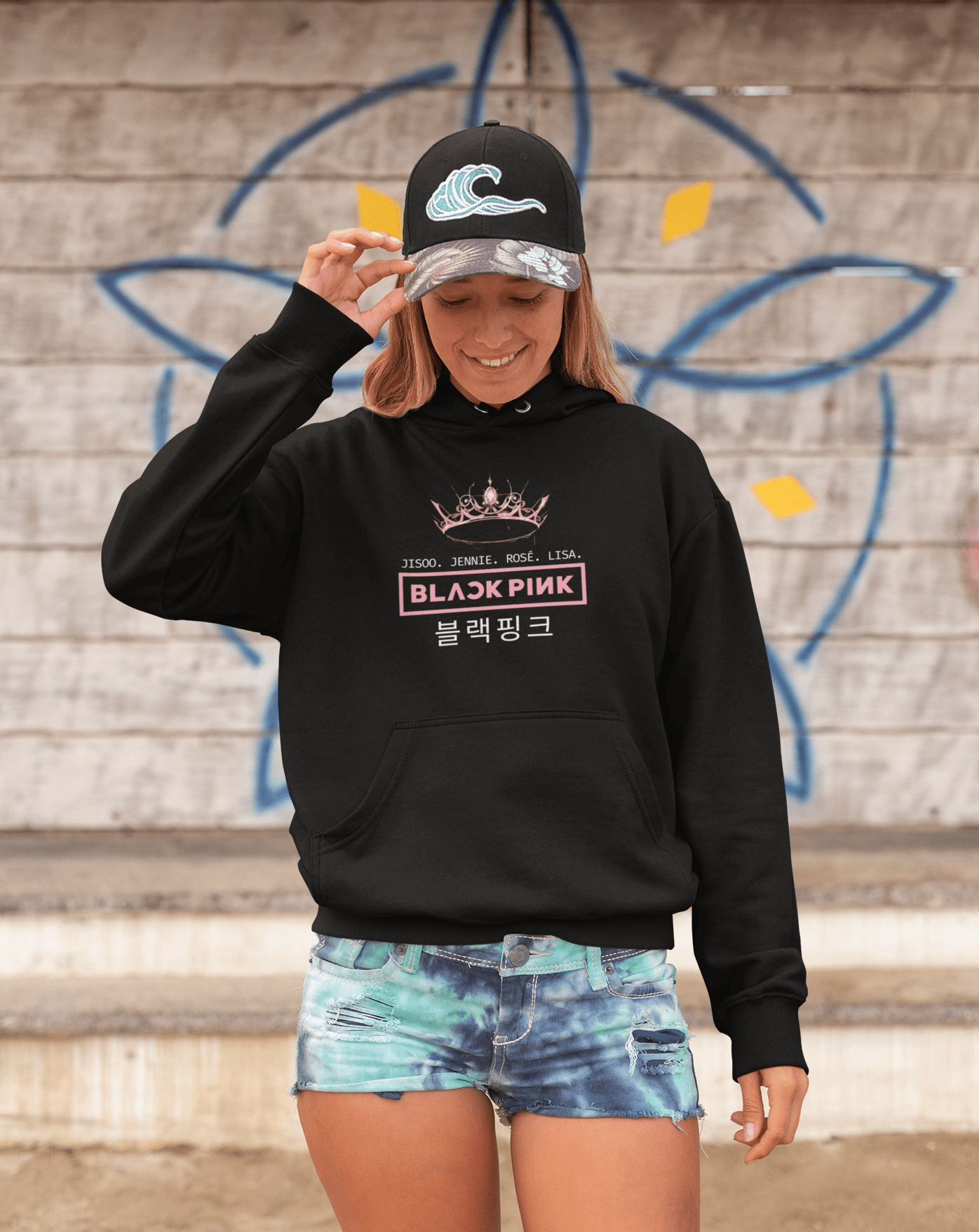 Blackpink Royalty Hoodie - Koral Dusk