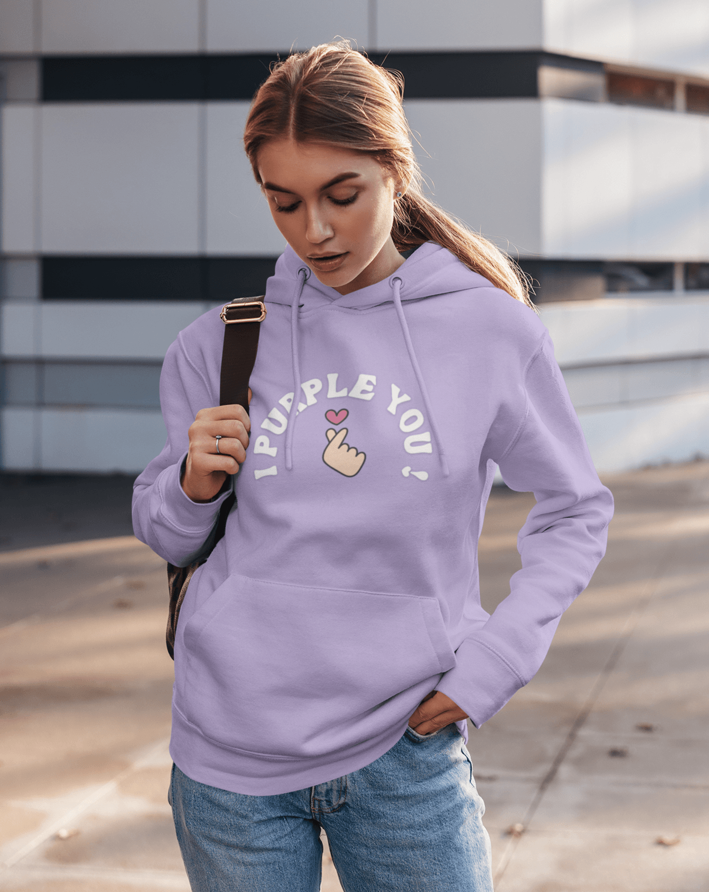 I Purple You Hoodie - Koral Dusk