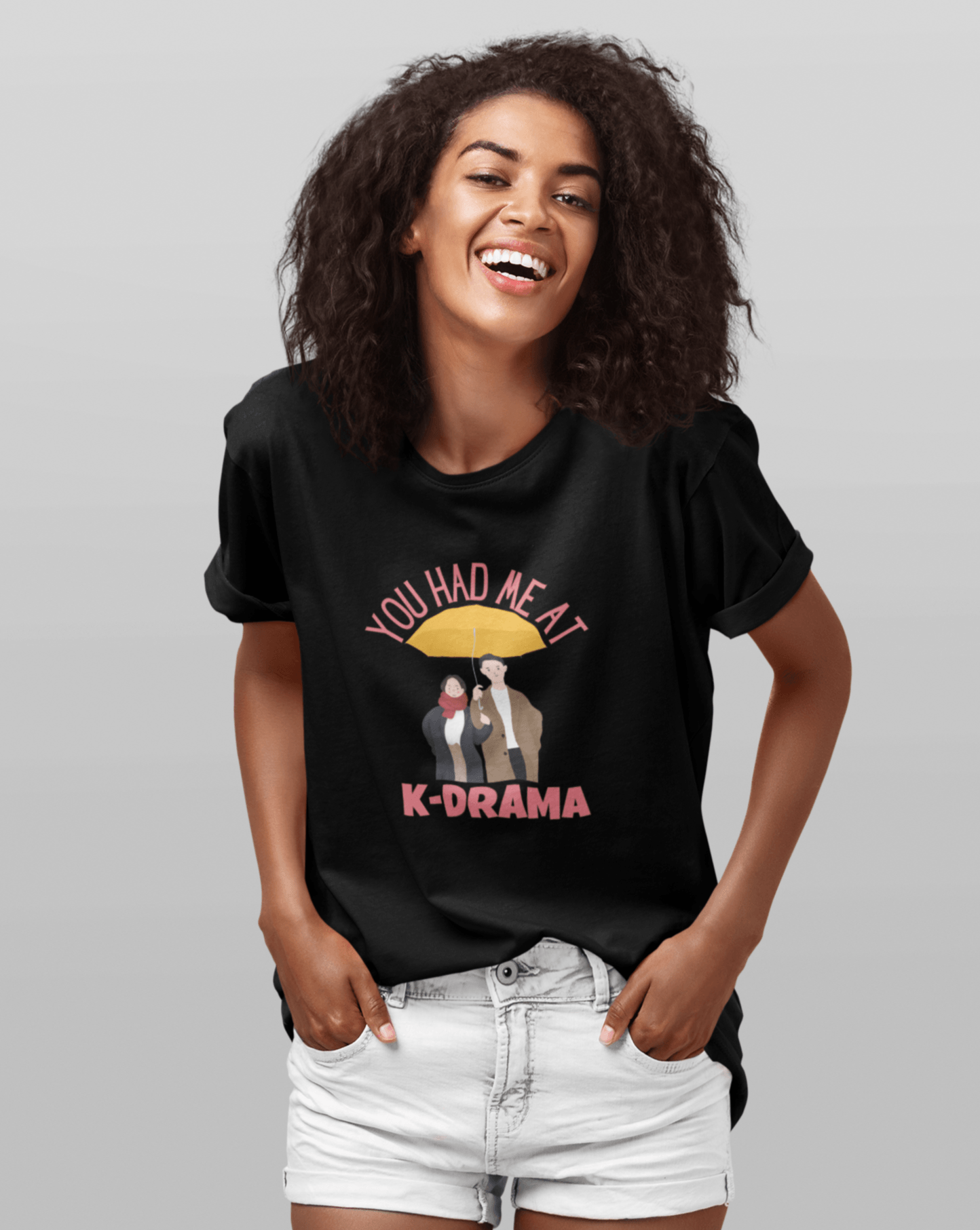 You Had Me At K-drama T-shirt - Koral Dusk
