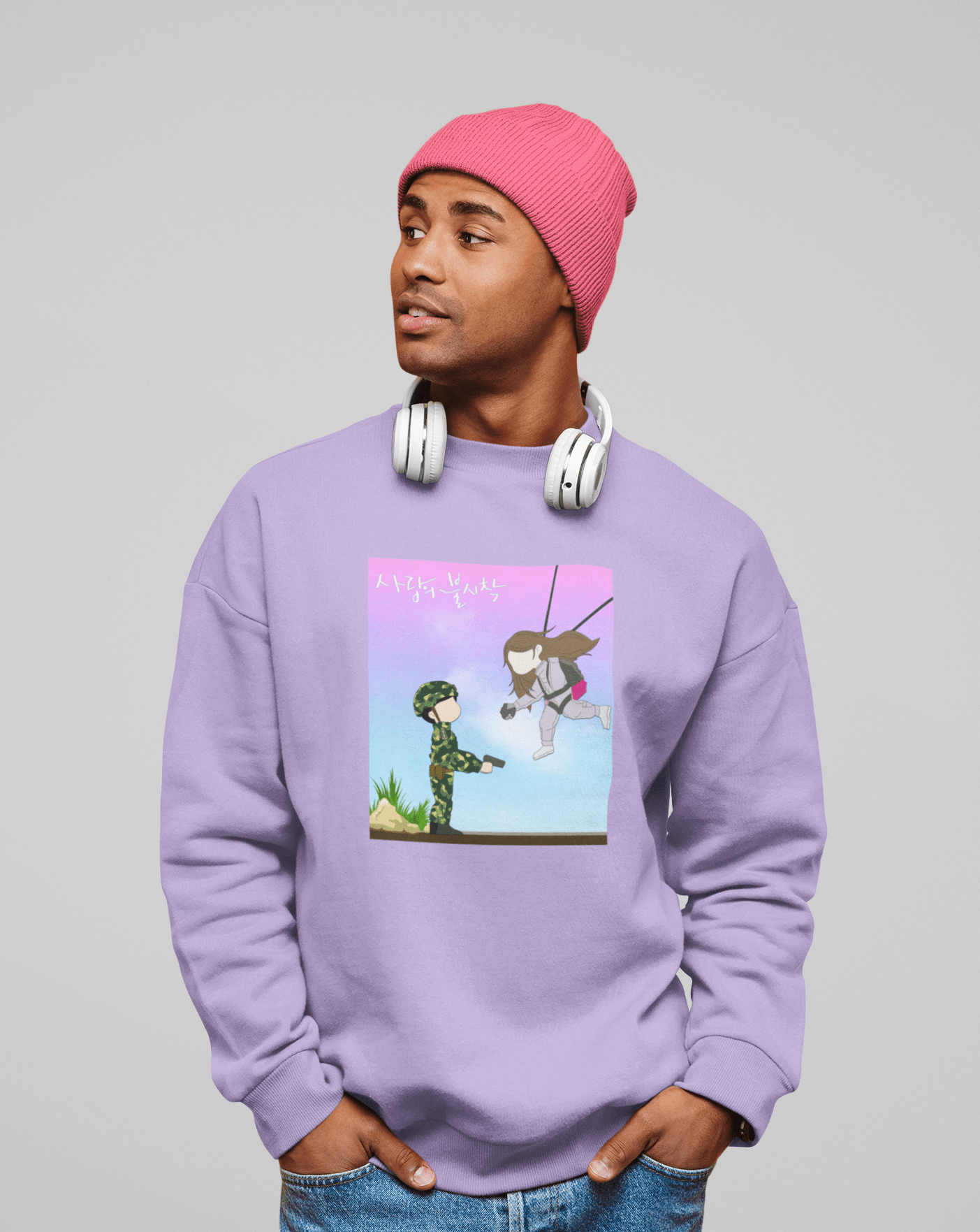 Love in the Air CLOY Sweatshirt - Koral Dusk