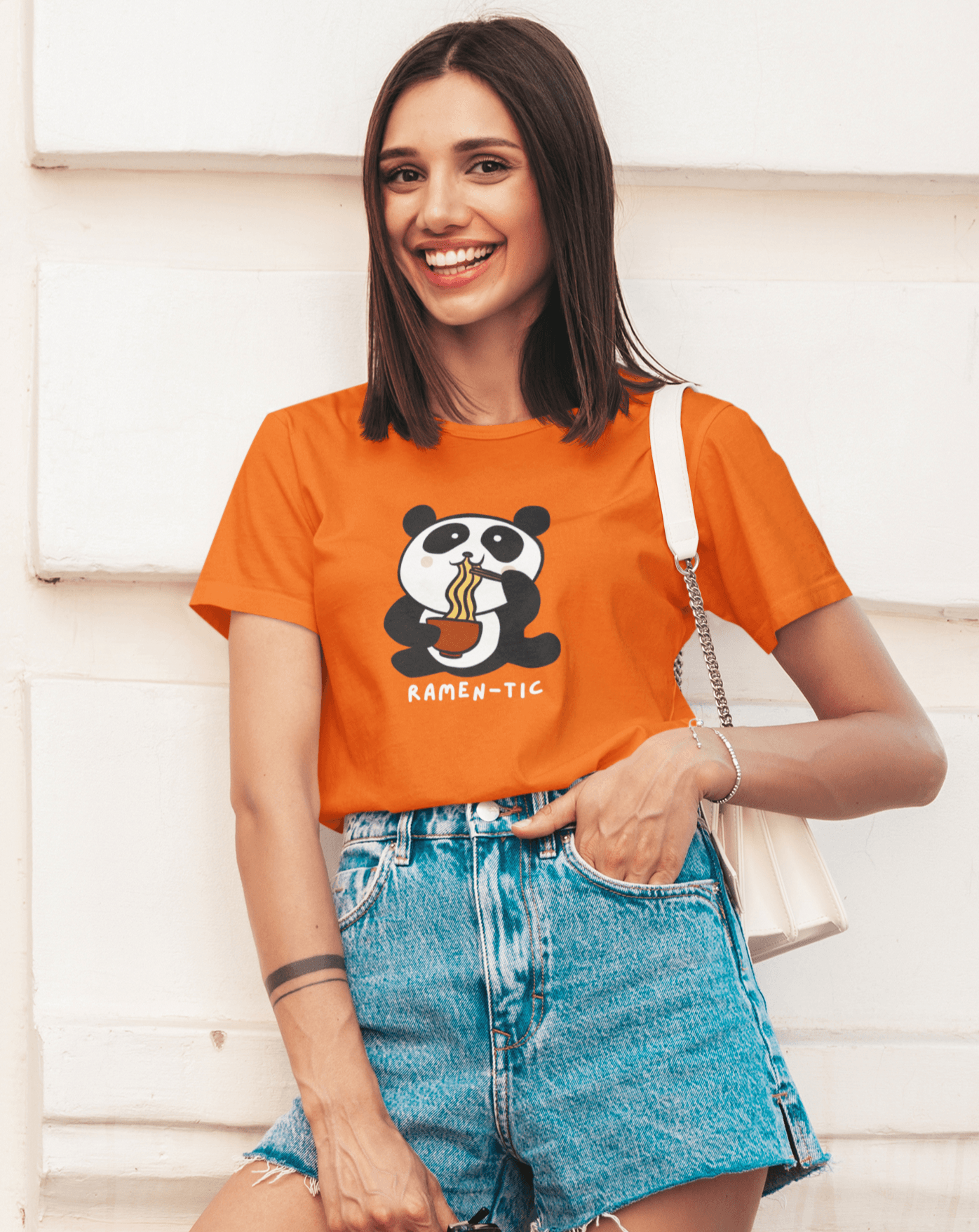 Ramentic Panda T-shirt - Koral Dusk