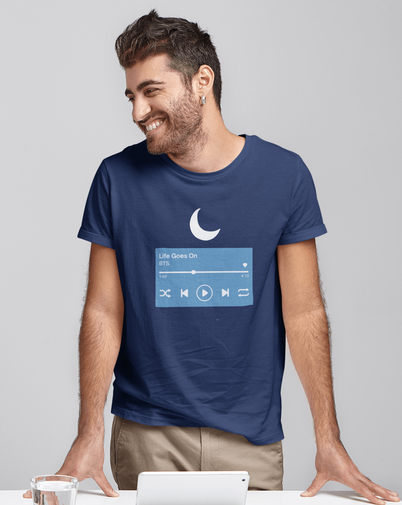 Life Goes On T-shirt - Koral Dusk