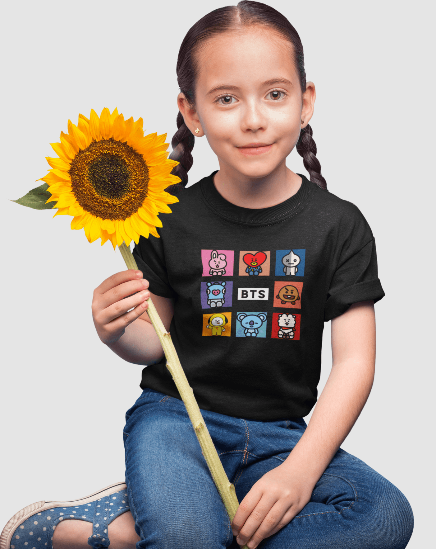 BTS Army B21 Kids T-shirt - Koral Dusk