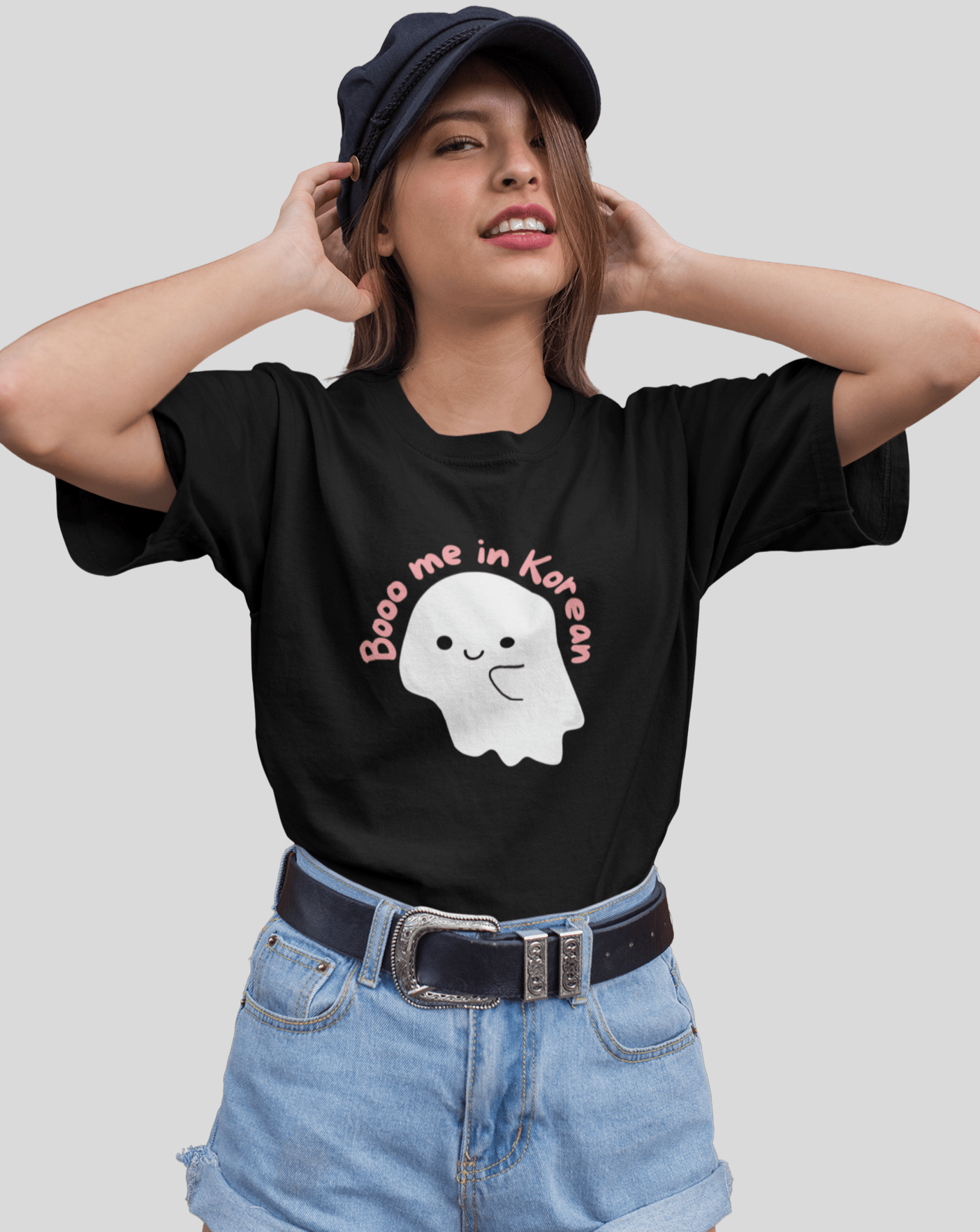 Boo me in korean Unisex T-shirt - Koral Dusk
