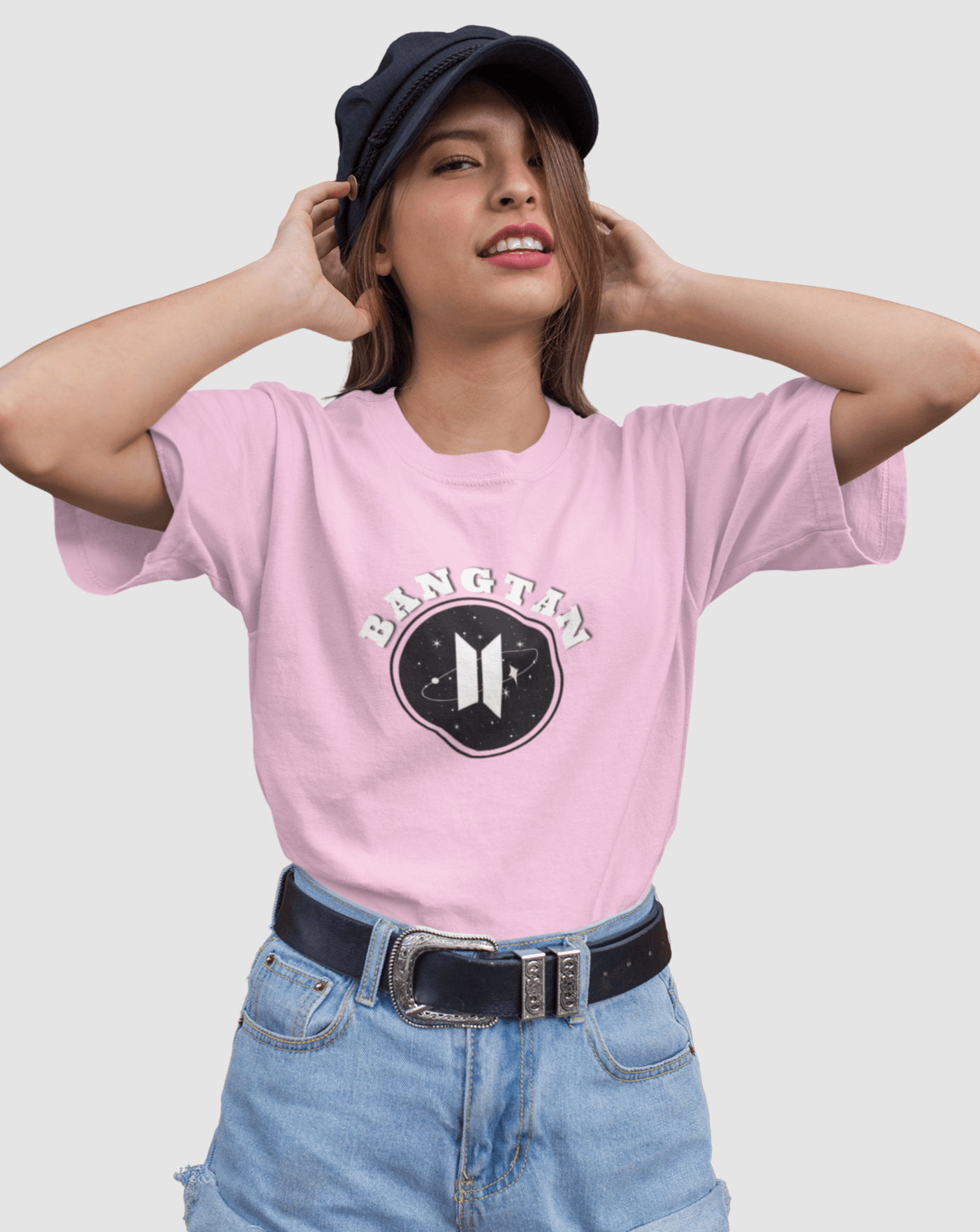 Bangtan BTS logo T-shirt - Koral Dusk
