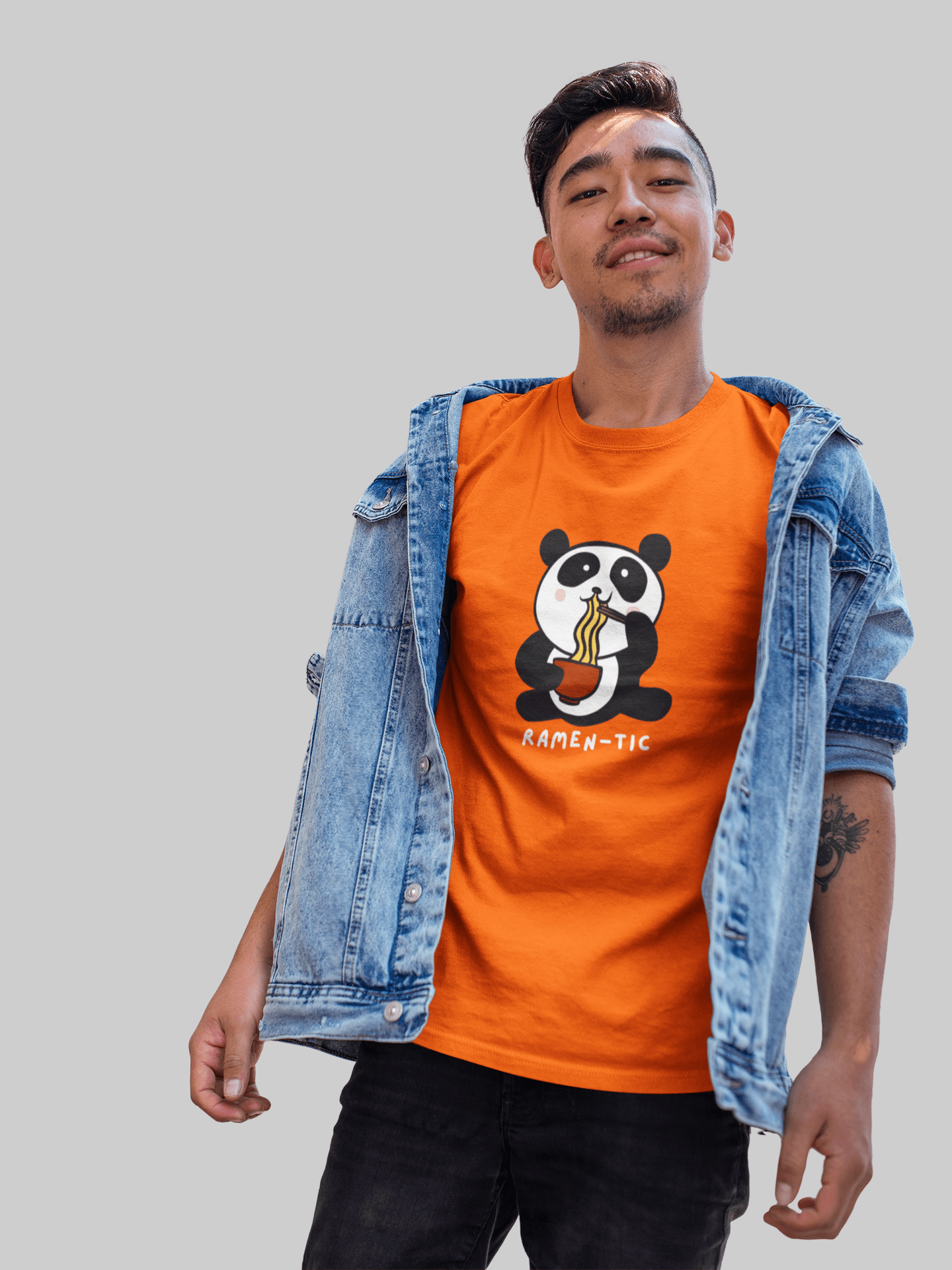 Ramentic Panda T-shirt - Koral Dusk