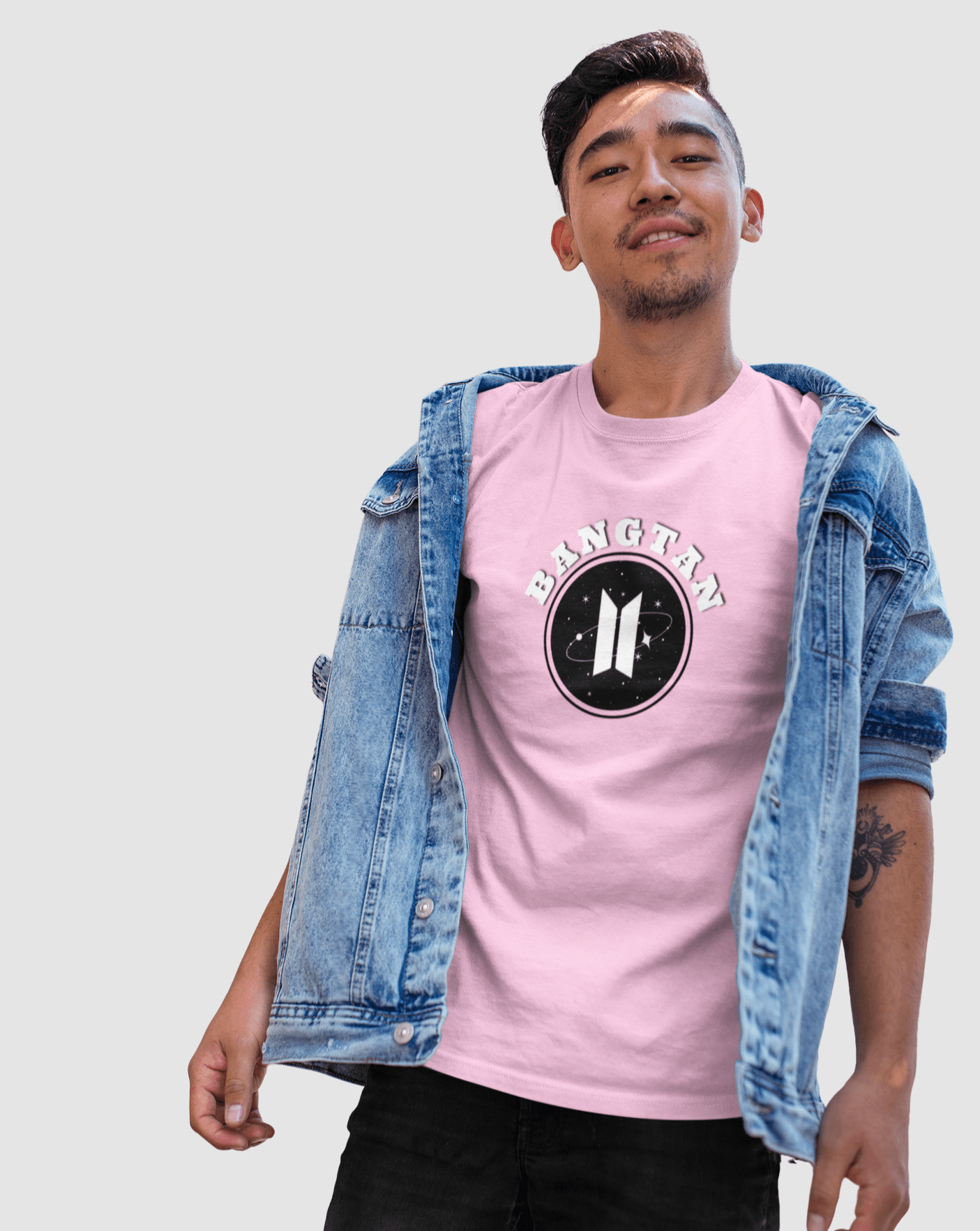 Bangtan BTS logo T-shirt - Koral Dusk