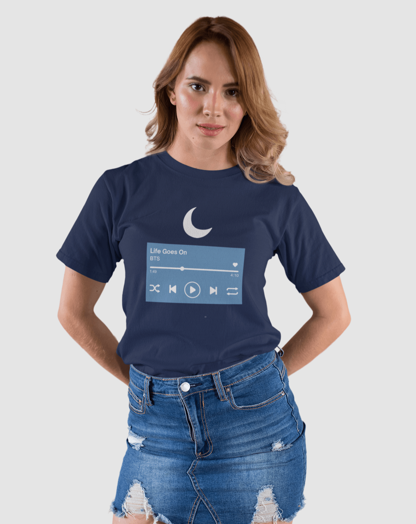 Life Goes On T-shirt - Koral Dusk