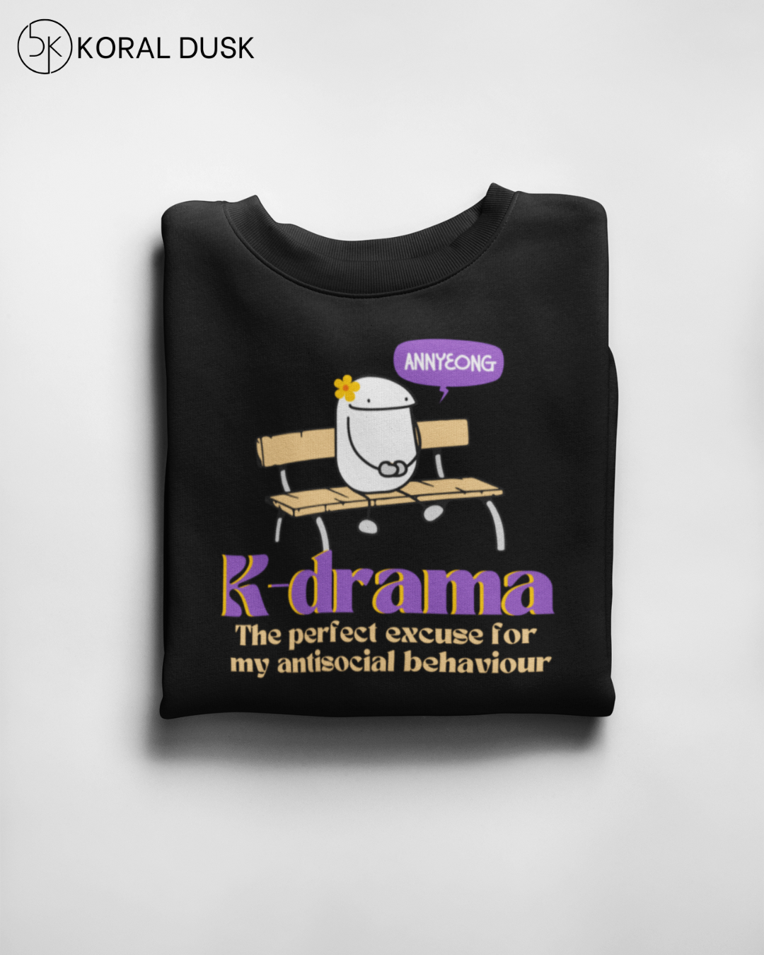 Antisocial Kdrama Club Sweatshirt