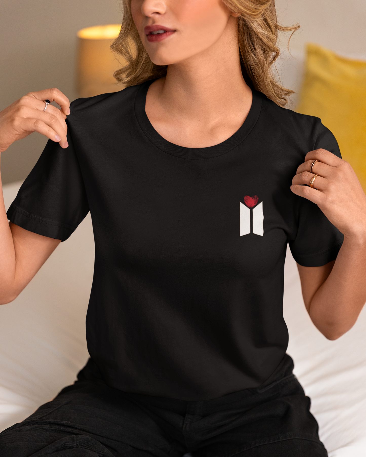 BTS x ARMY thumbprint heart T-shirt