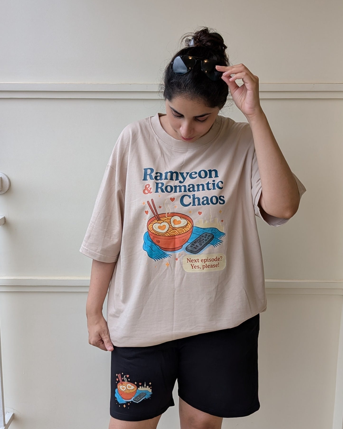 Ramyeon & Romantic Chaos Premium Oversized Tee
