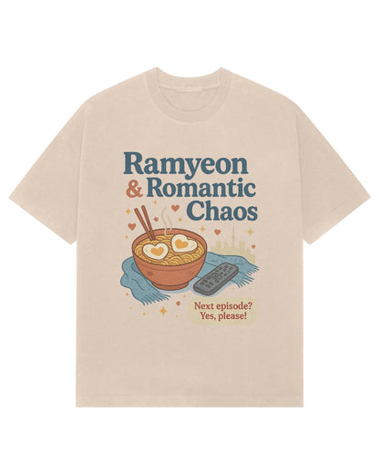 Ramyeon & Romantic Chaos Premium Oversized Tee