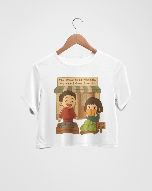 Gwan-sik and Ae-sun Crop T-shirt