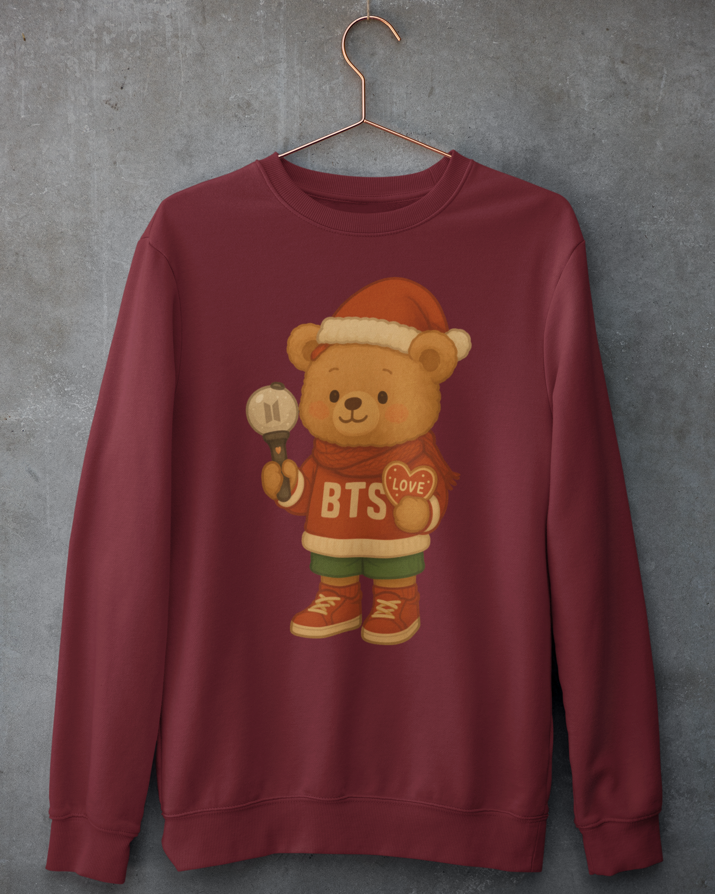 BTS Koro Xmas Cozy Sweatshirt