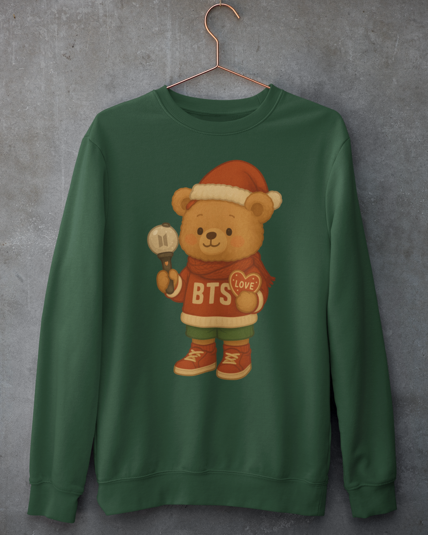 BTS Koro Xmas Cozy Sweatshirt