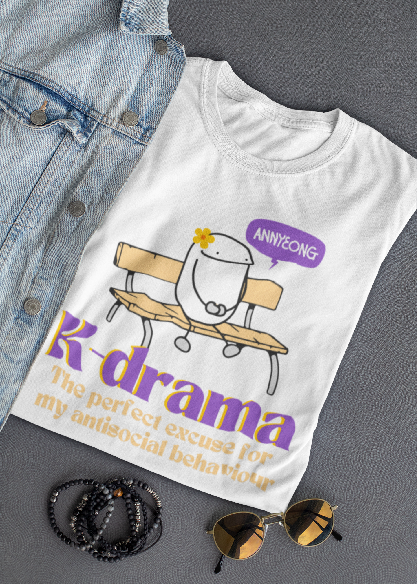 Antisocial Kdrama Club Butter Soft T-shirt