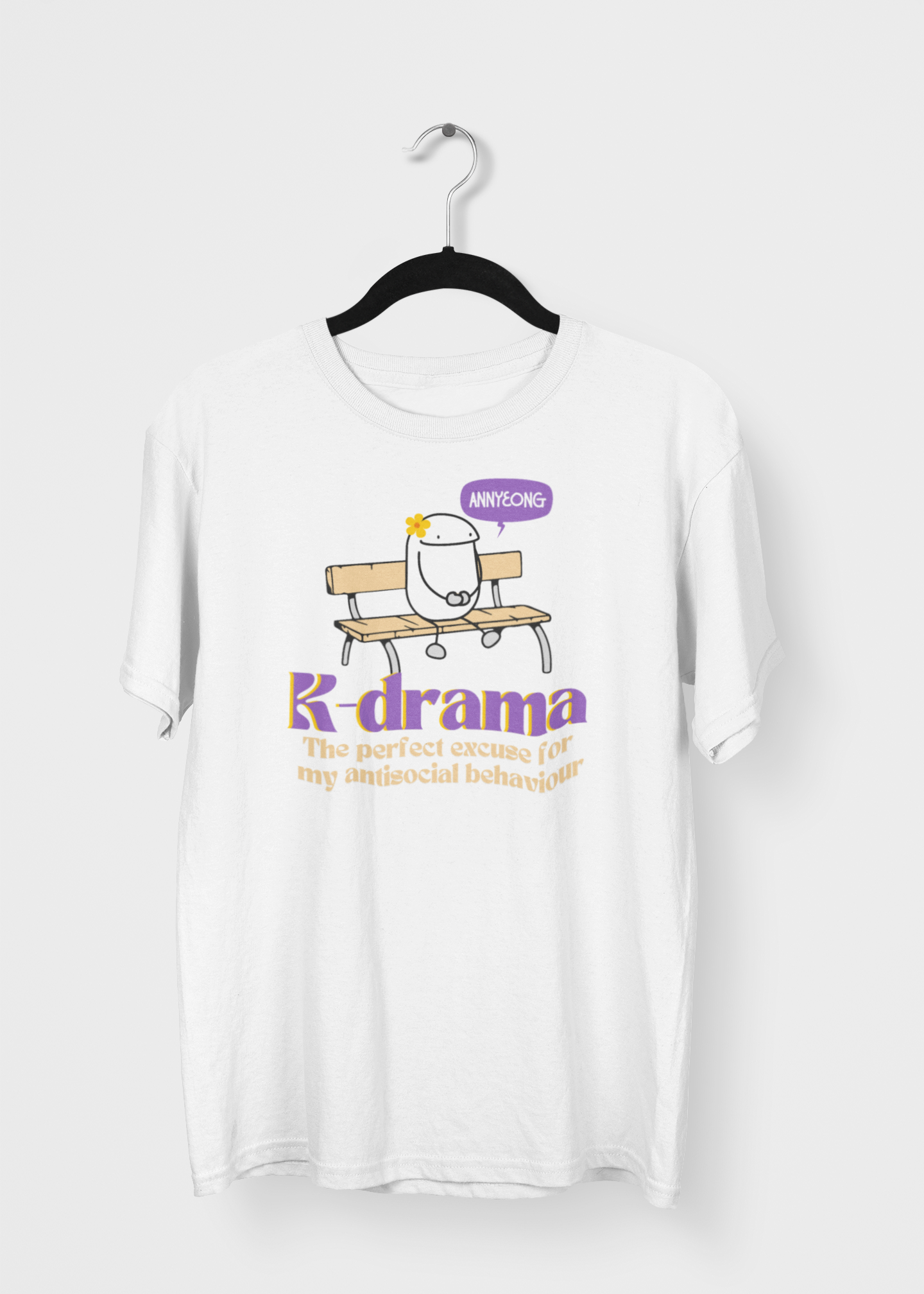 Antisocial Kdrama Club Butter Soft T-shirt