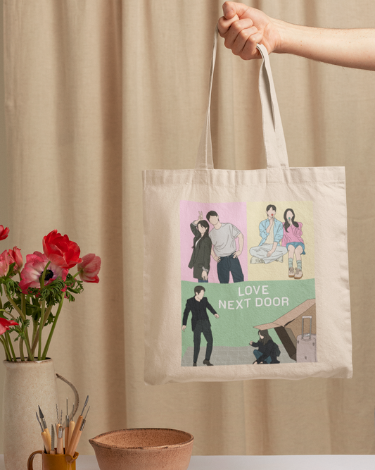 Love Next Door Tote Bag