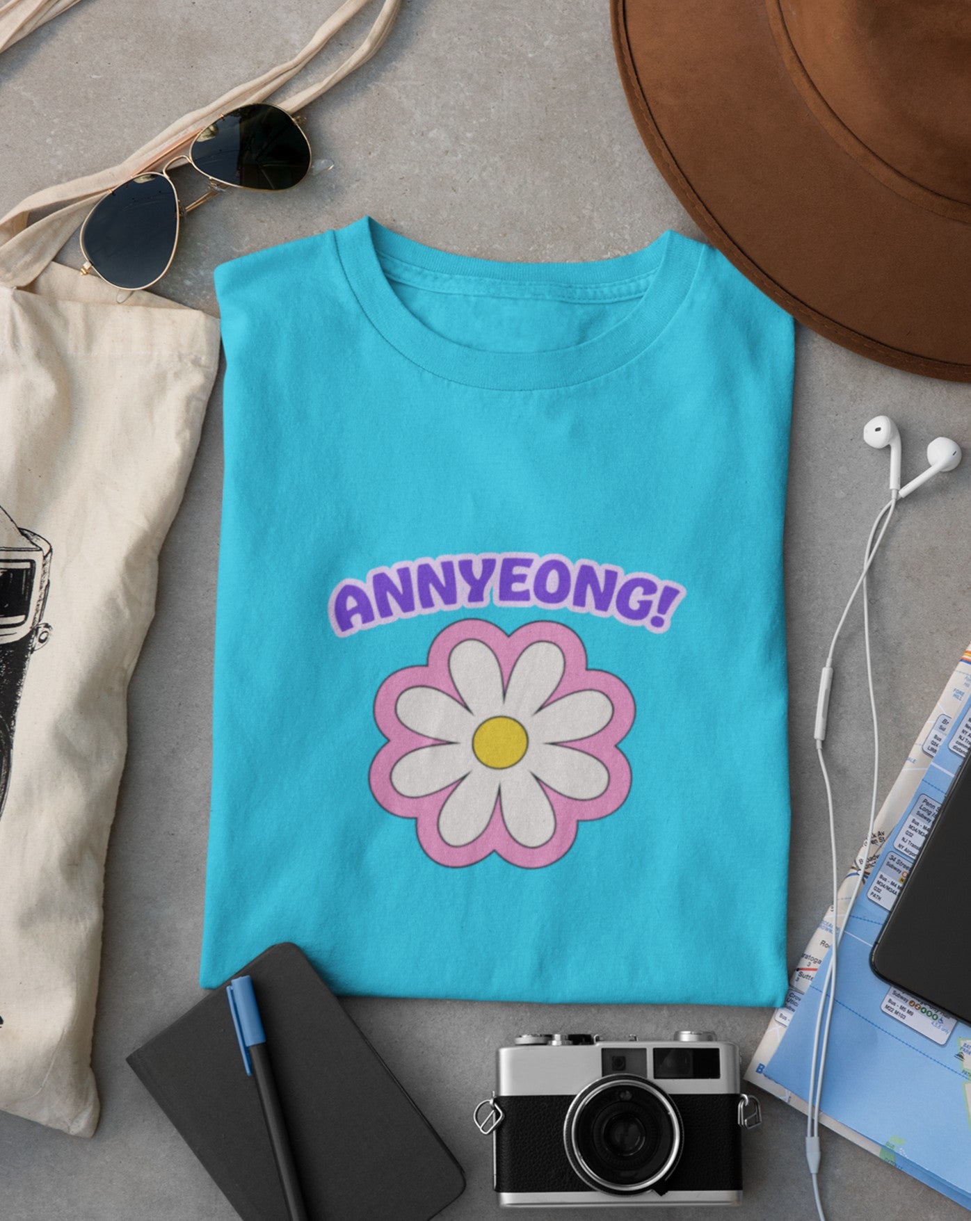 Annyeong T-shirt - Koral Dusk