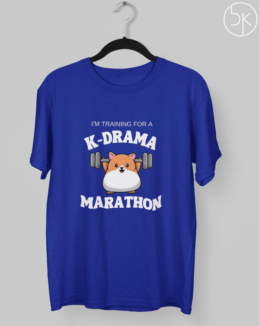I'm Training For A K-drama Marathon T-shirt Printrove
