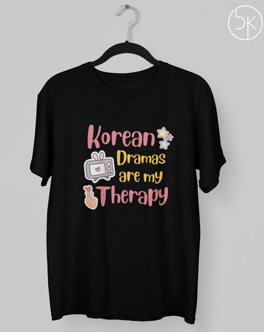 Korean Dramas Are My Therapy T-shirt Printrove