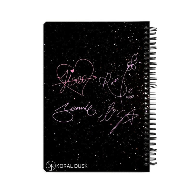 Born Pink Signature Spiral Notebook - Koral Dusk