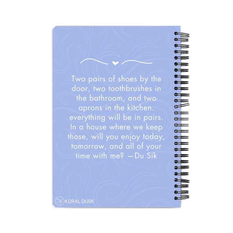 Life in Pairs Notebook - Koral Dusk