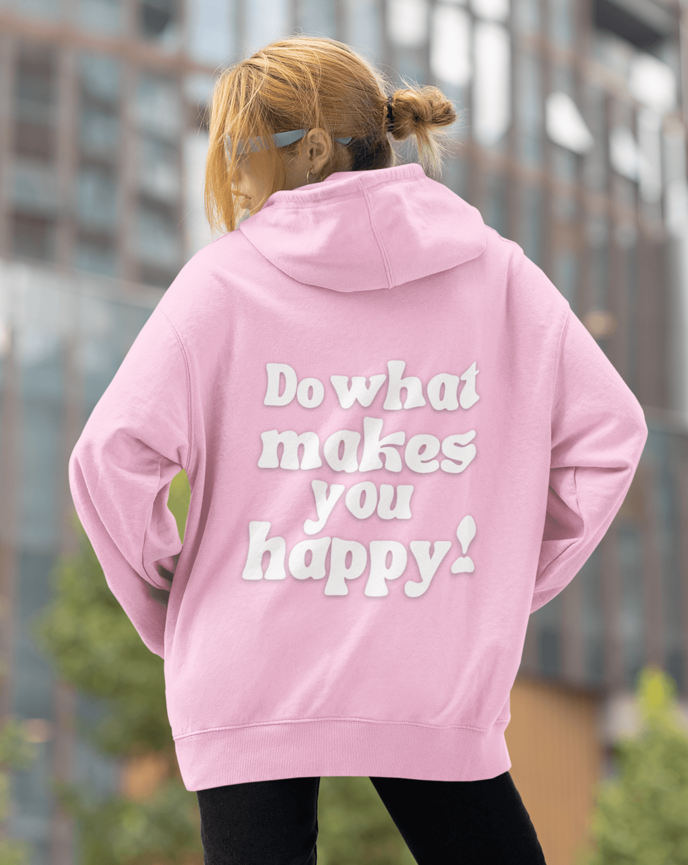 Pink top hoodie aesthetic