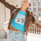 Seaside Vows Crop T-shirt - Koral Dusk