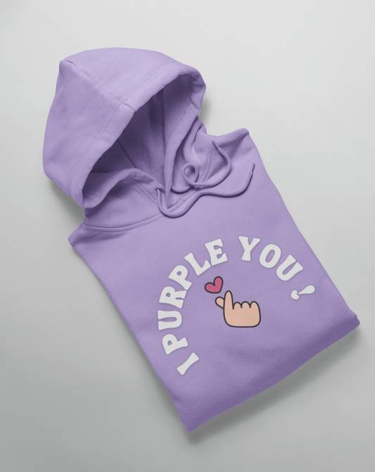 I Purple You Hoodie - Koral Dusk