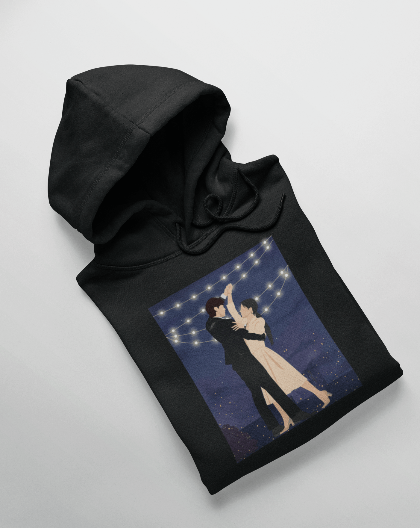 Tango Under The Moonlight Hoodie - Koral Dusk