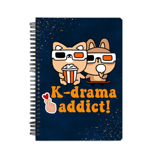 K-drama Addict Noteboook - Koral Dusk