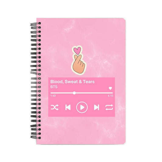 BTS - Blood, Sweat & Tears Notebook - Koral Dusk