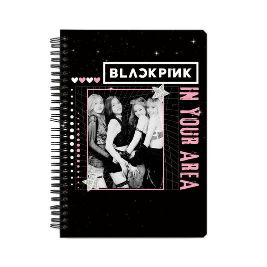 BLACKPINK Echoes Spiral Notebook - Koral Dusk