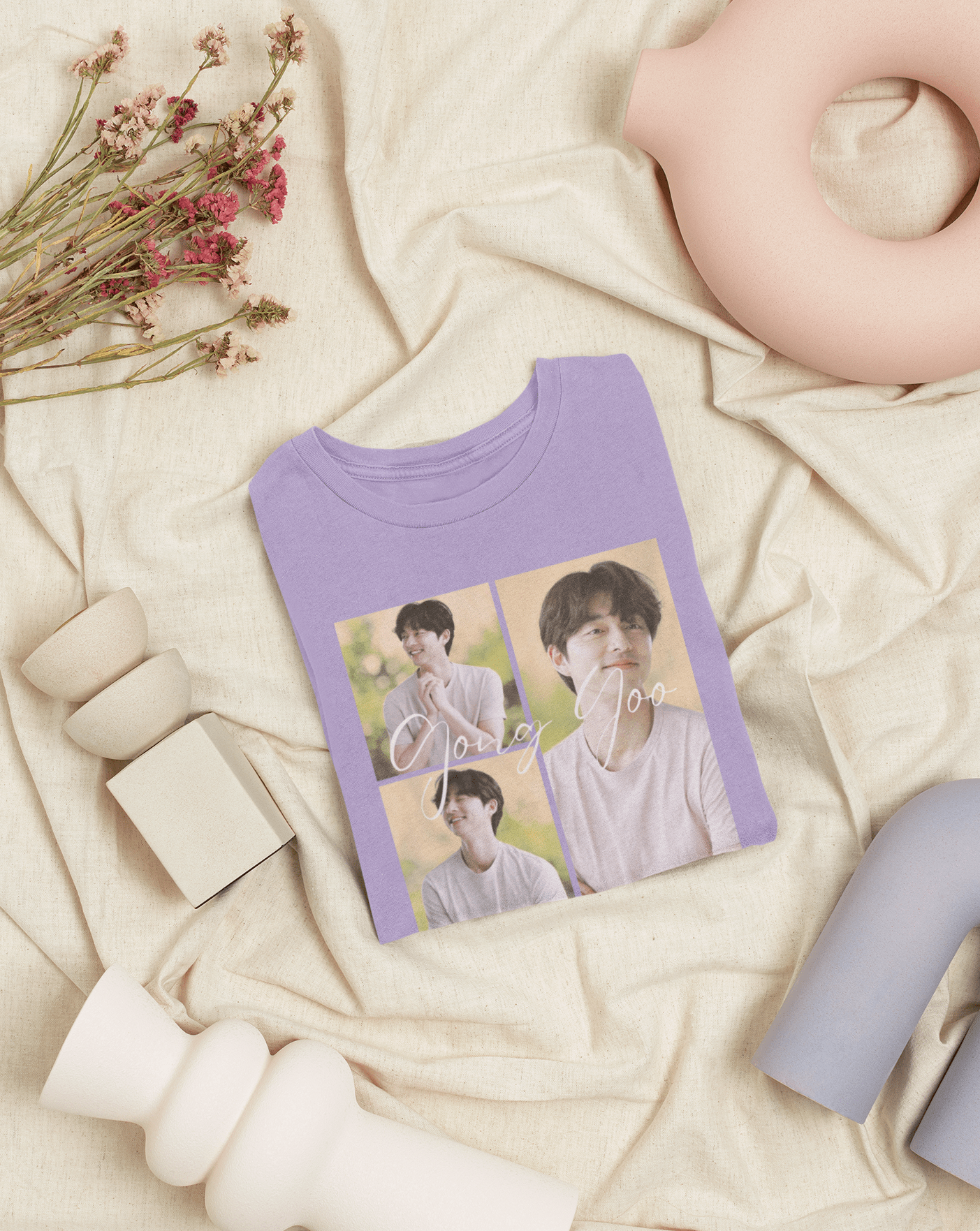 Gong Yoo T-shirt - Koral Dusk