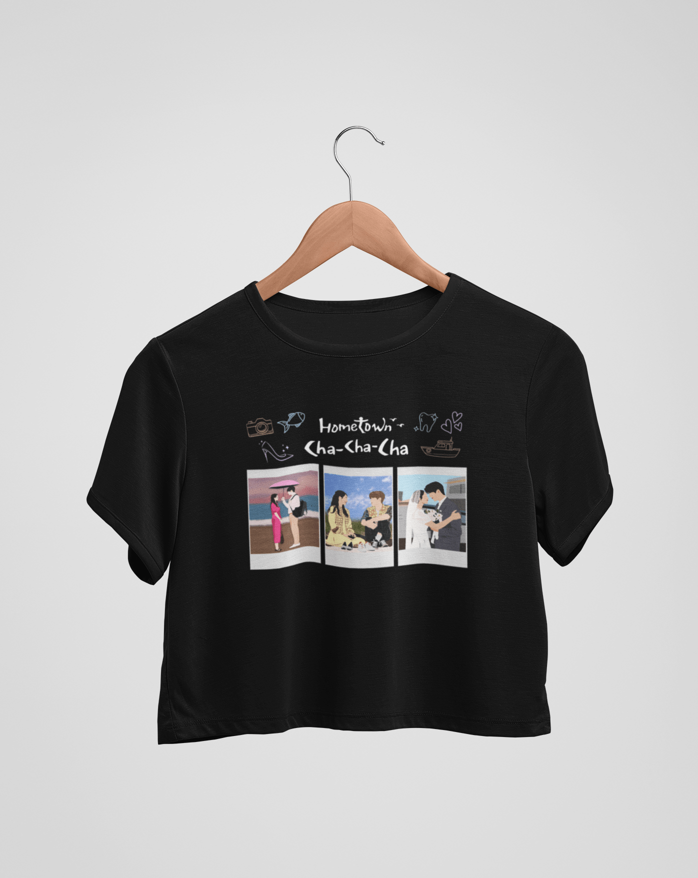 Journey Of Love Crop T-shirt - Koral Dusk