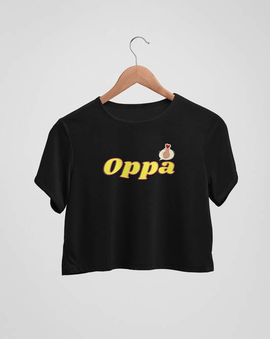 Oppa Crop Tee - Koral Dusk