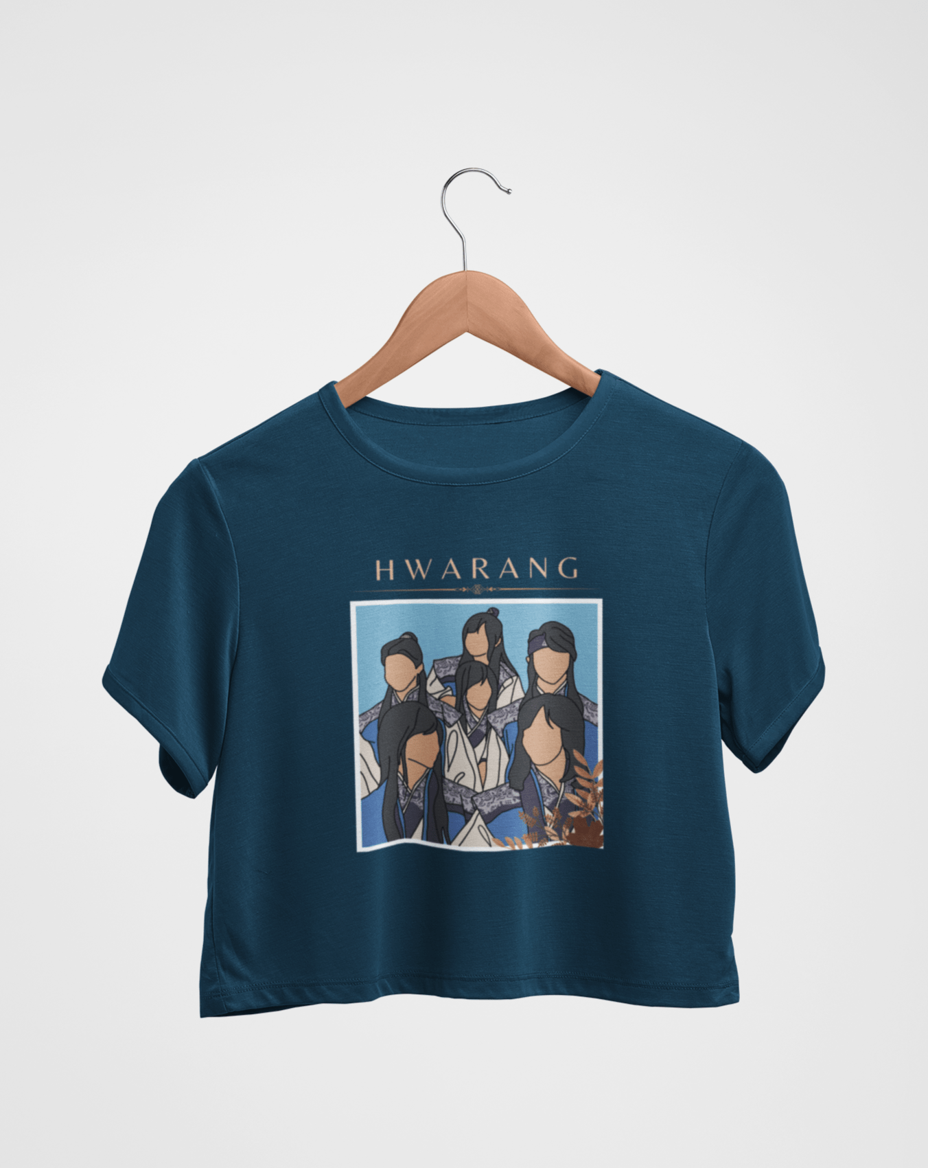 Hwarang Brotherhood Crop T-shirt - Koral Dusk