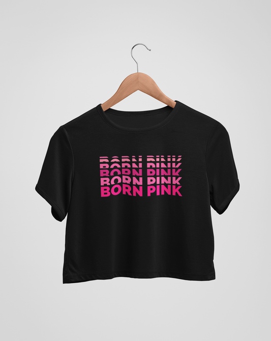 Born Pink Crop Tee - Koral Dusk