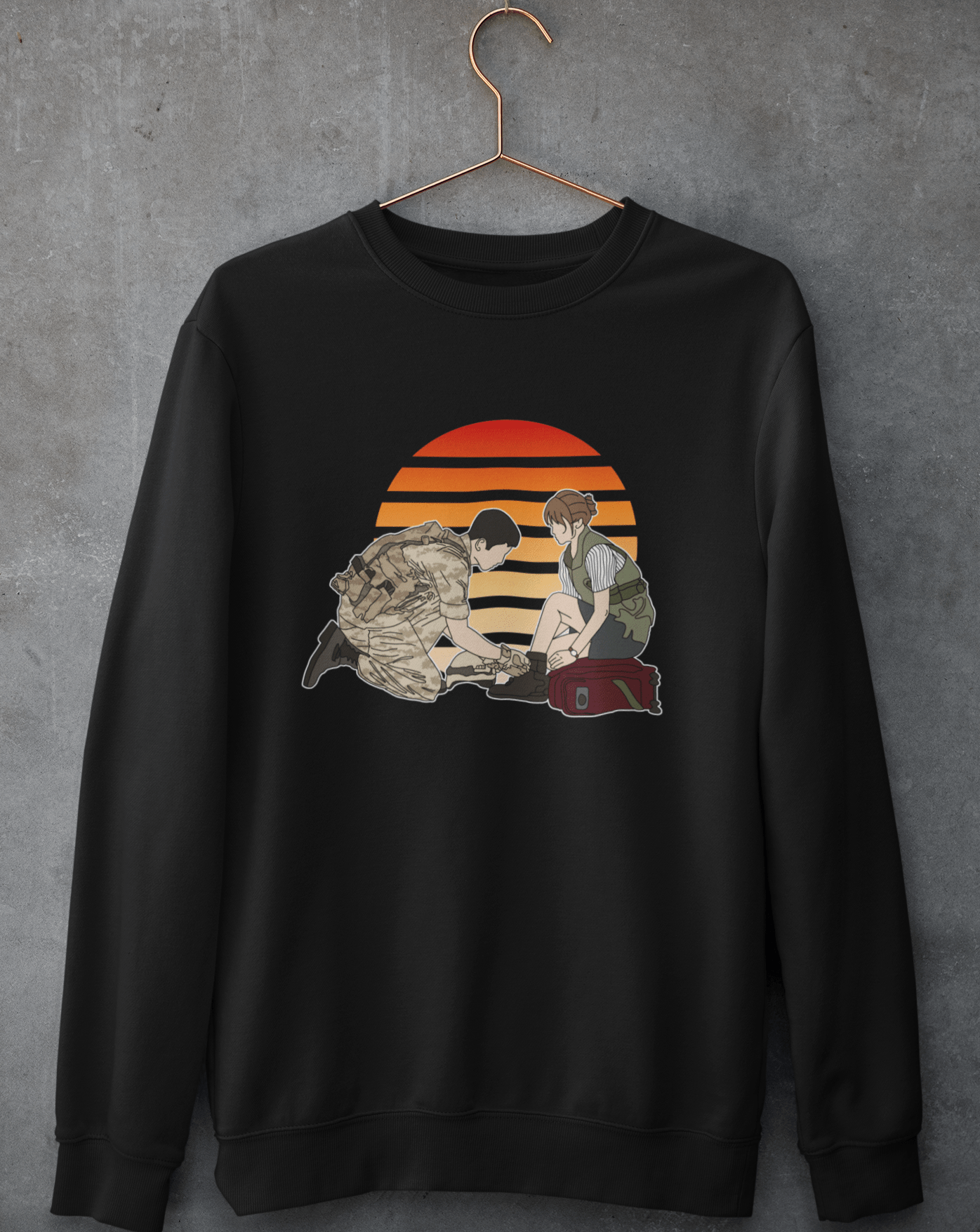 Heartfelt Gesture Sweatshirt - Koral Dusk